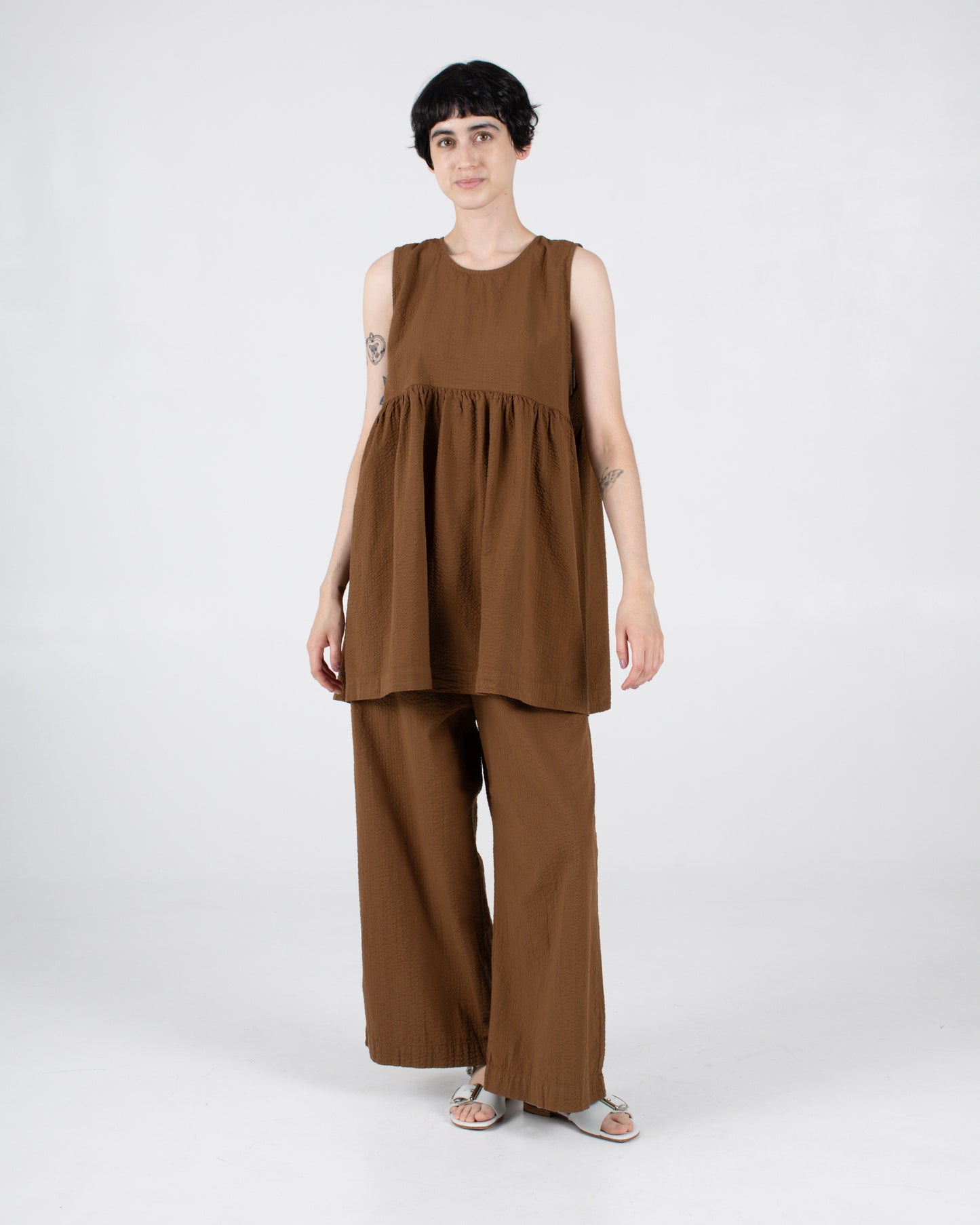 Andre Dress, Dachshund Seersucker