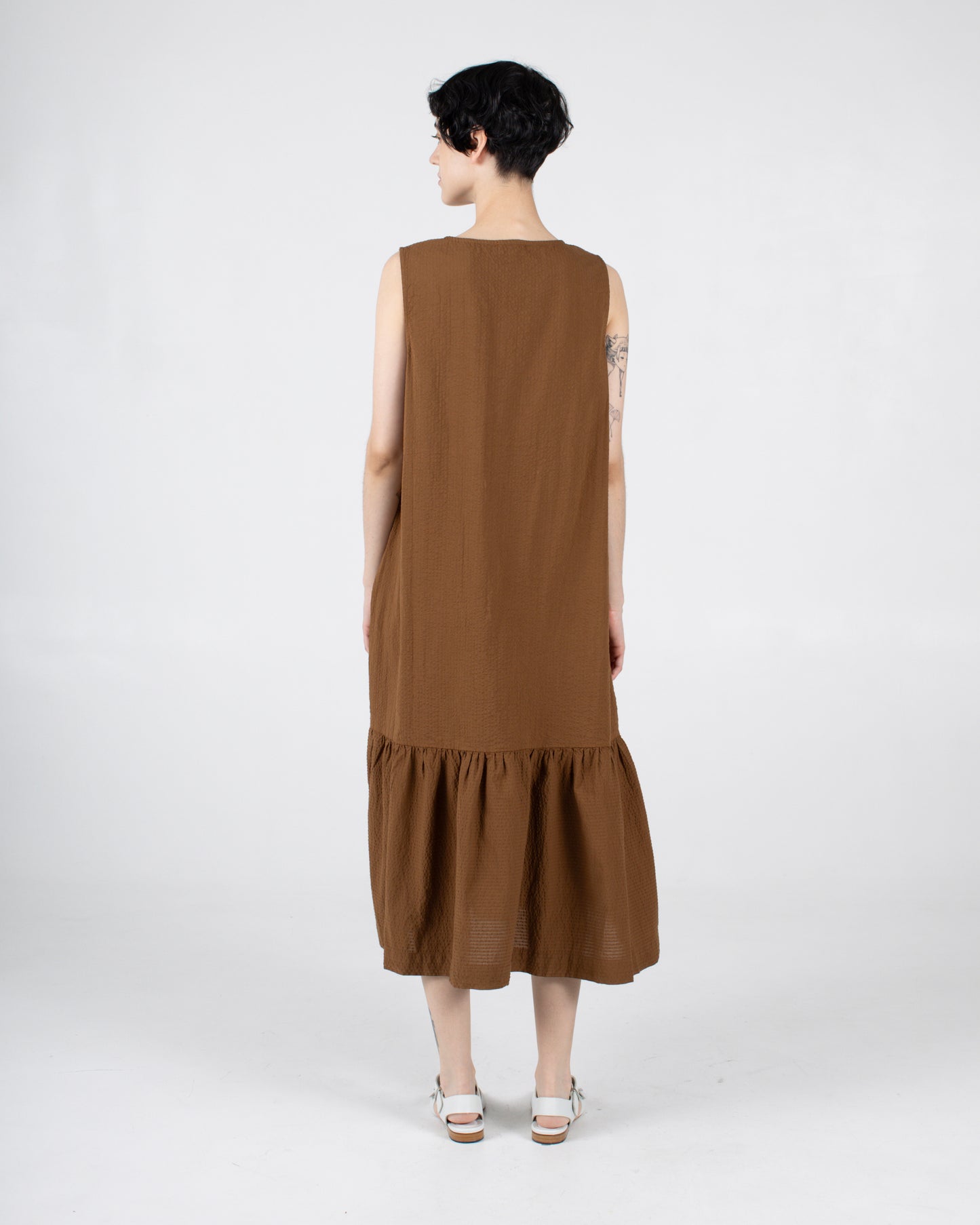 Pook Dress, Dachshund Seersucker