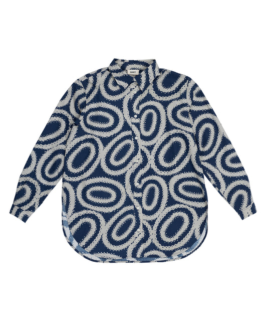 Swan Shirt, Doilies Print