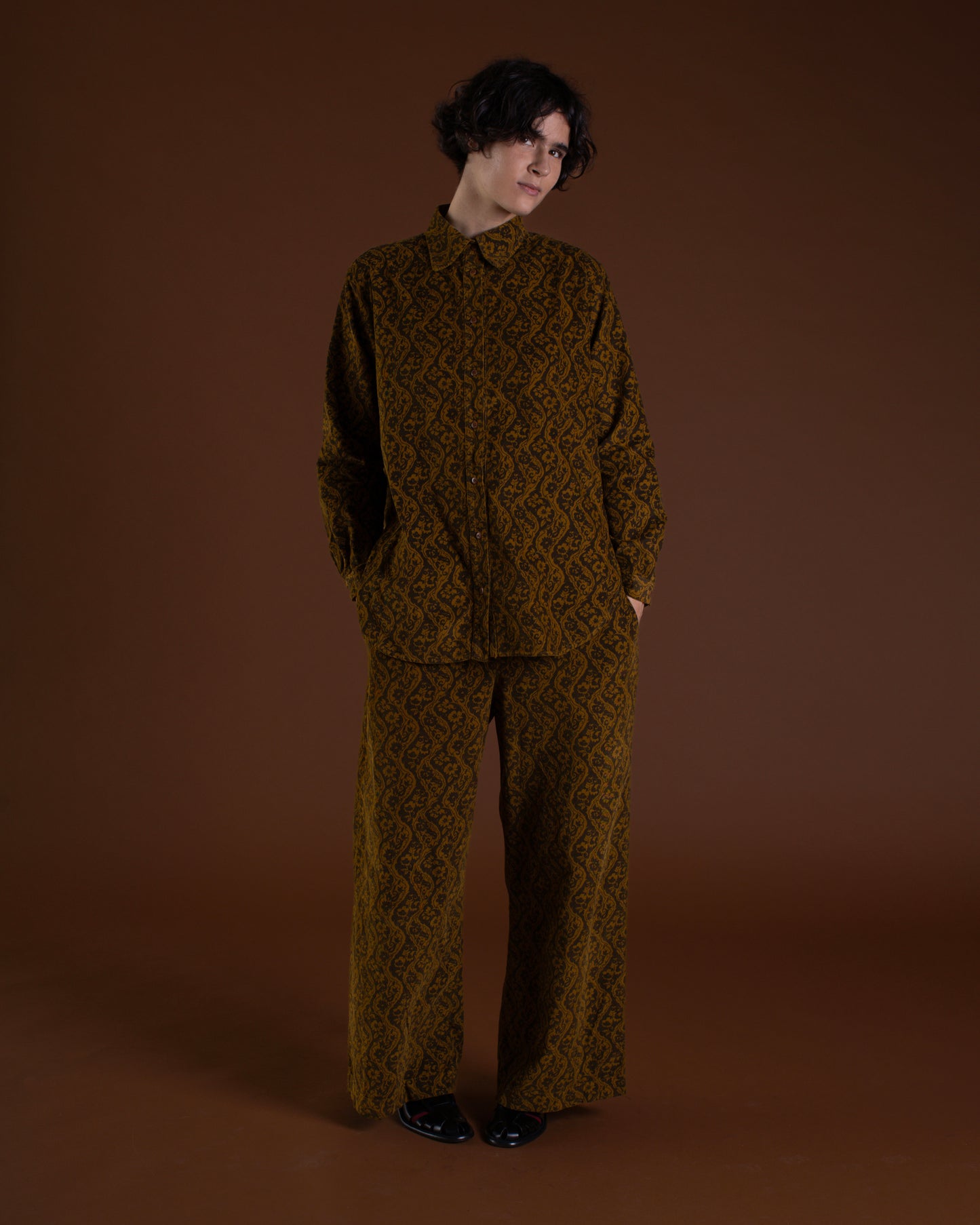 Swan Shirt, Paisley Cord