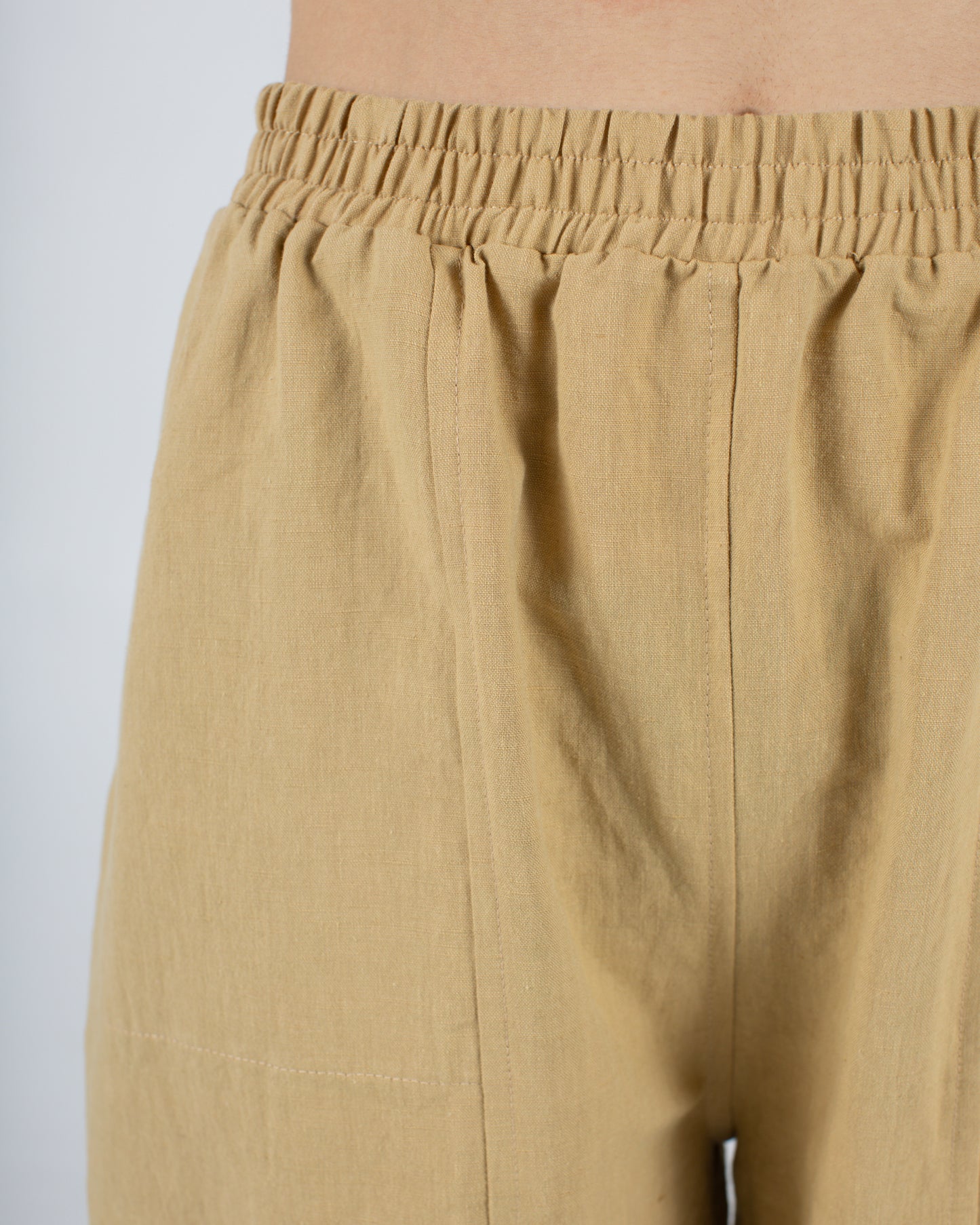 Abe Pant, Khaki Linen Deadstock