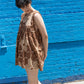 Andre Dress, Brown Flower Dot Print