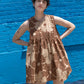 Andre Dress, Brown Flower Dot Print
