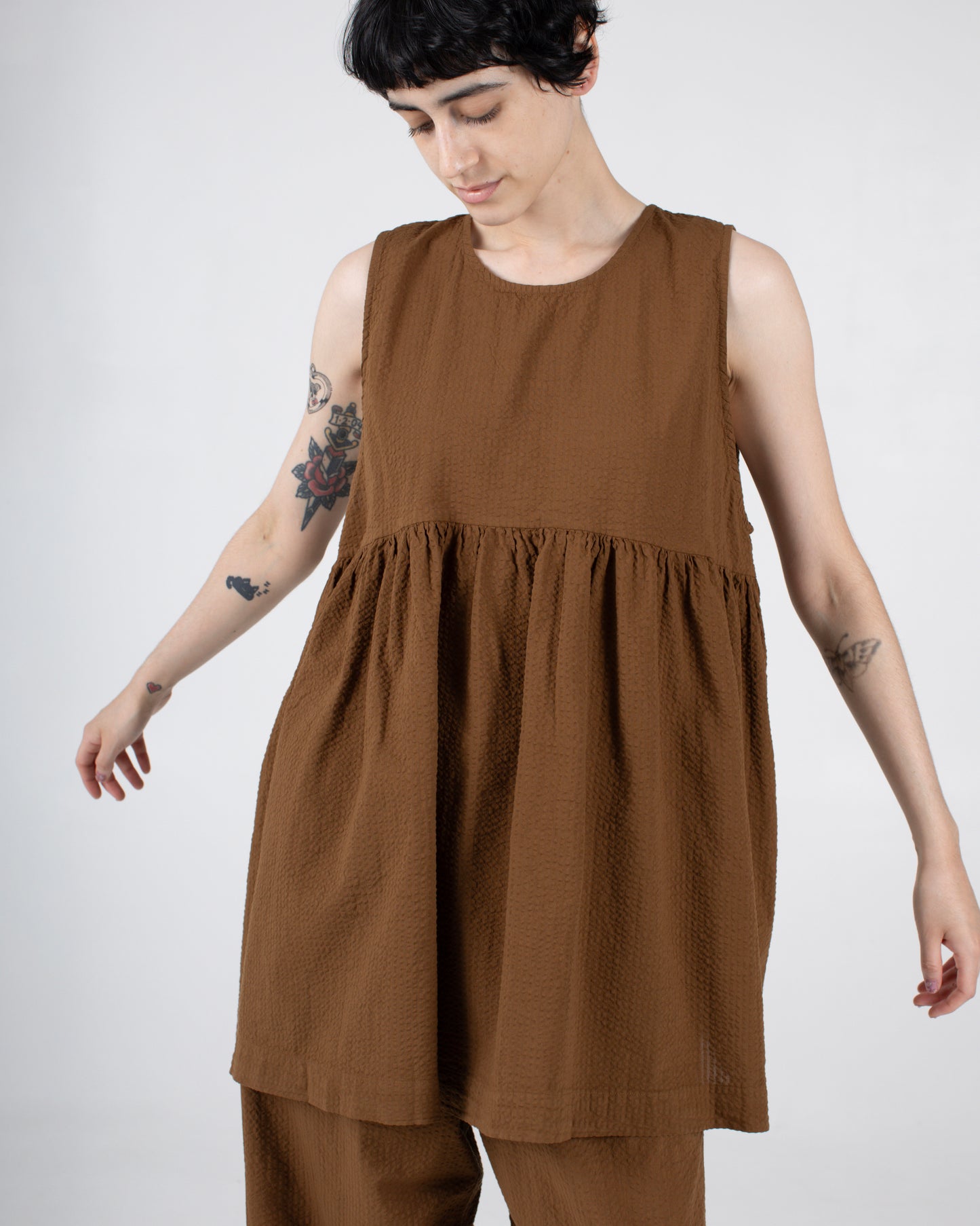 Andre Dress, Dachshund Seersucker