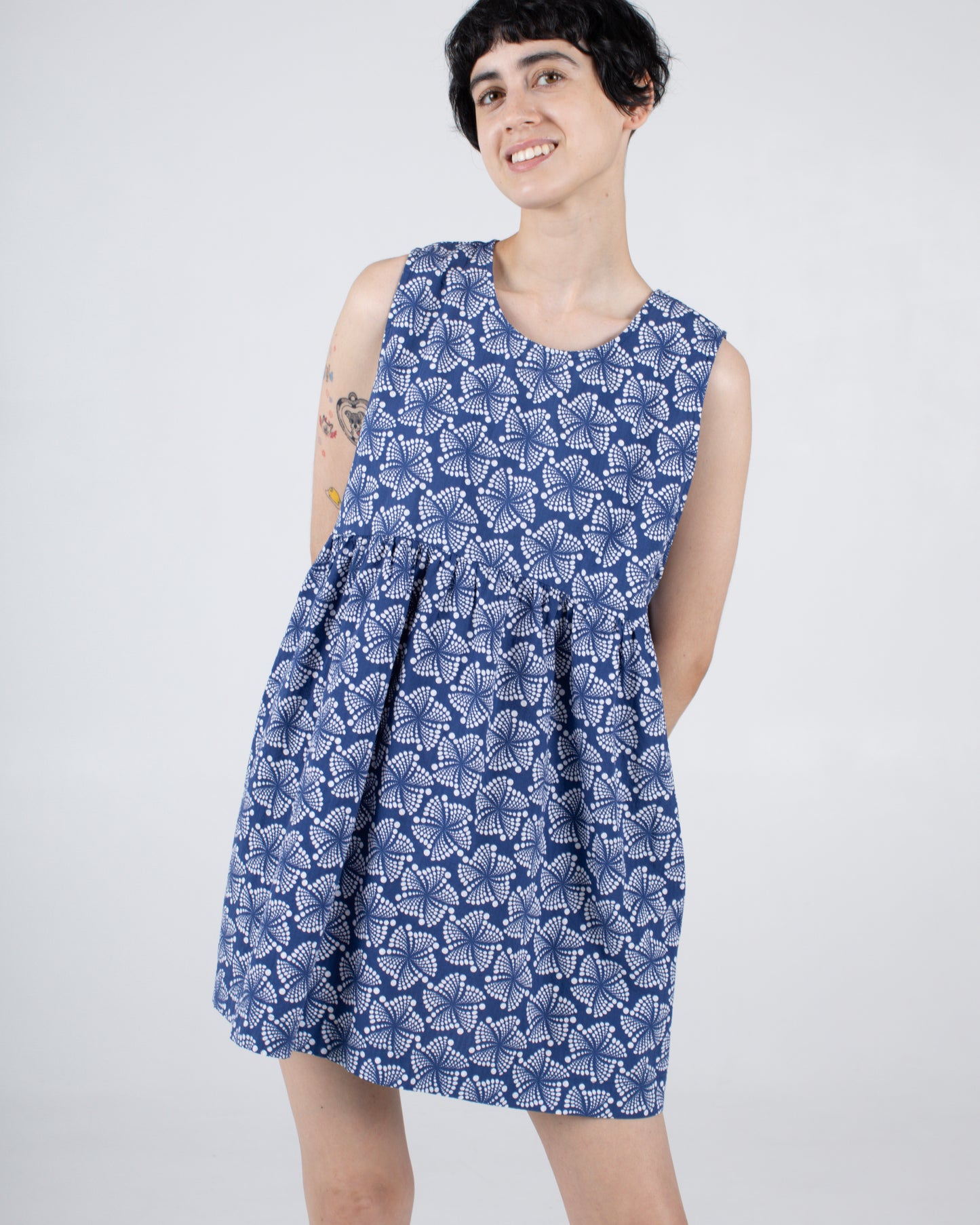 Andre Dress, Mandala Seersucker