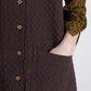 Quilted Audrey Dress, Earth