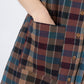 Audrey Dress, Blanket Plaid