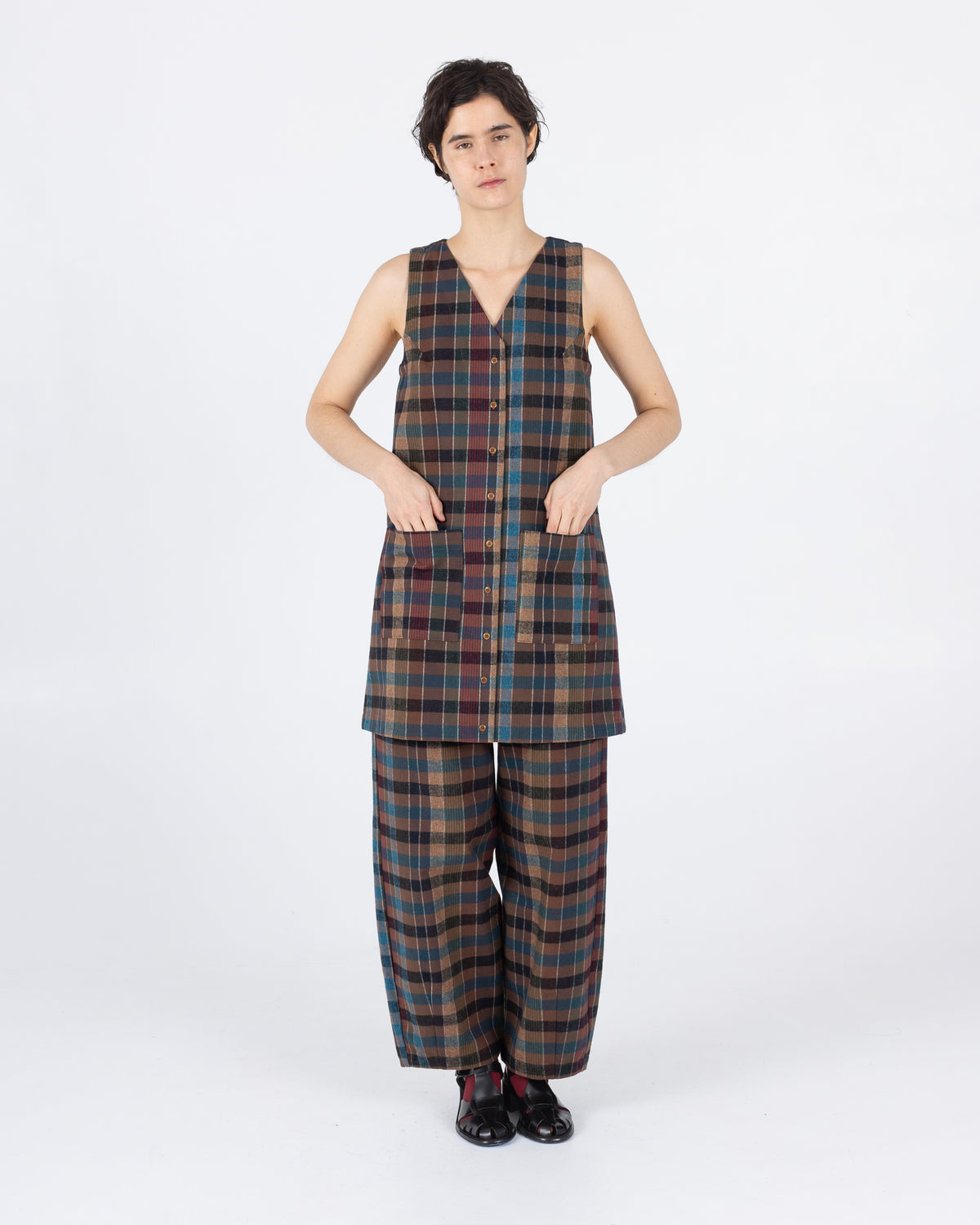 Audrey Dress, Blanket Plaid