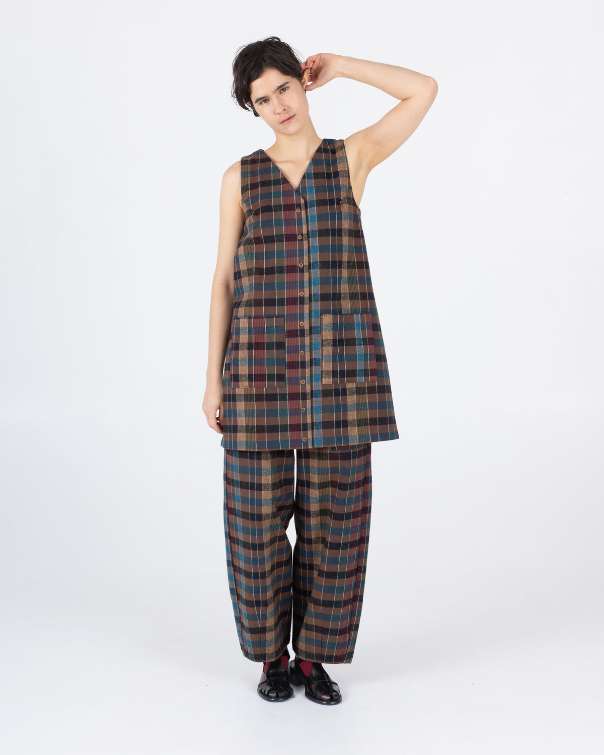 Audrey Dress, Blanket Plaid