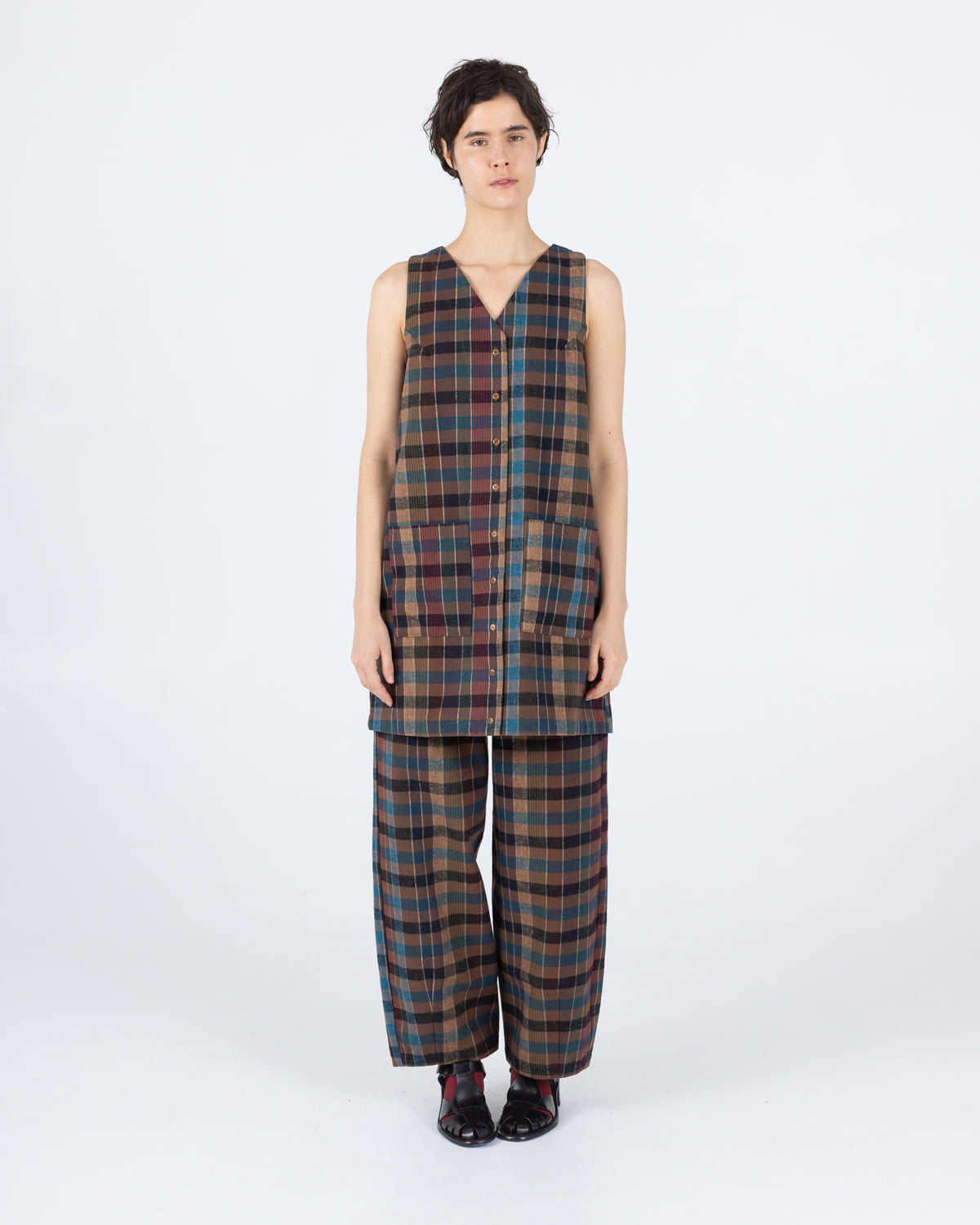 Audrey Dress, Blanket Plaid