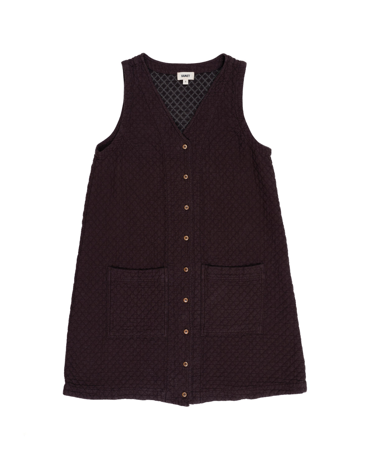 Quilted Audrey Dress, Earth