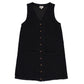Quilted Audrey Dress, Washed Black