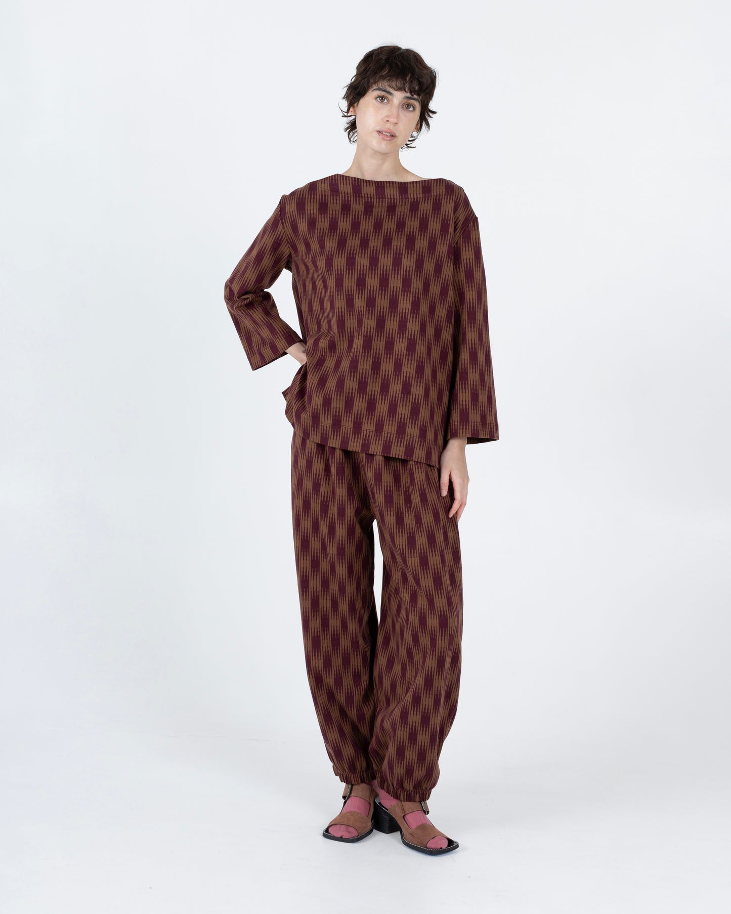 Bruno Pant, Ombre Checks Jersey