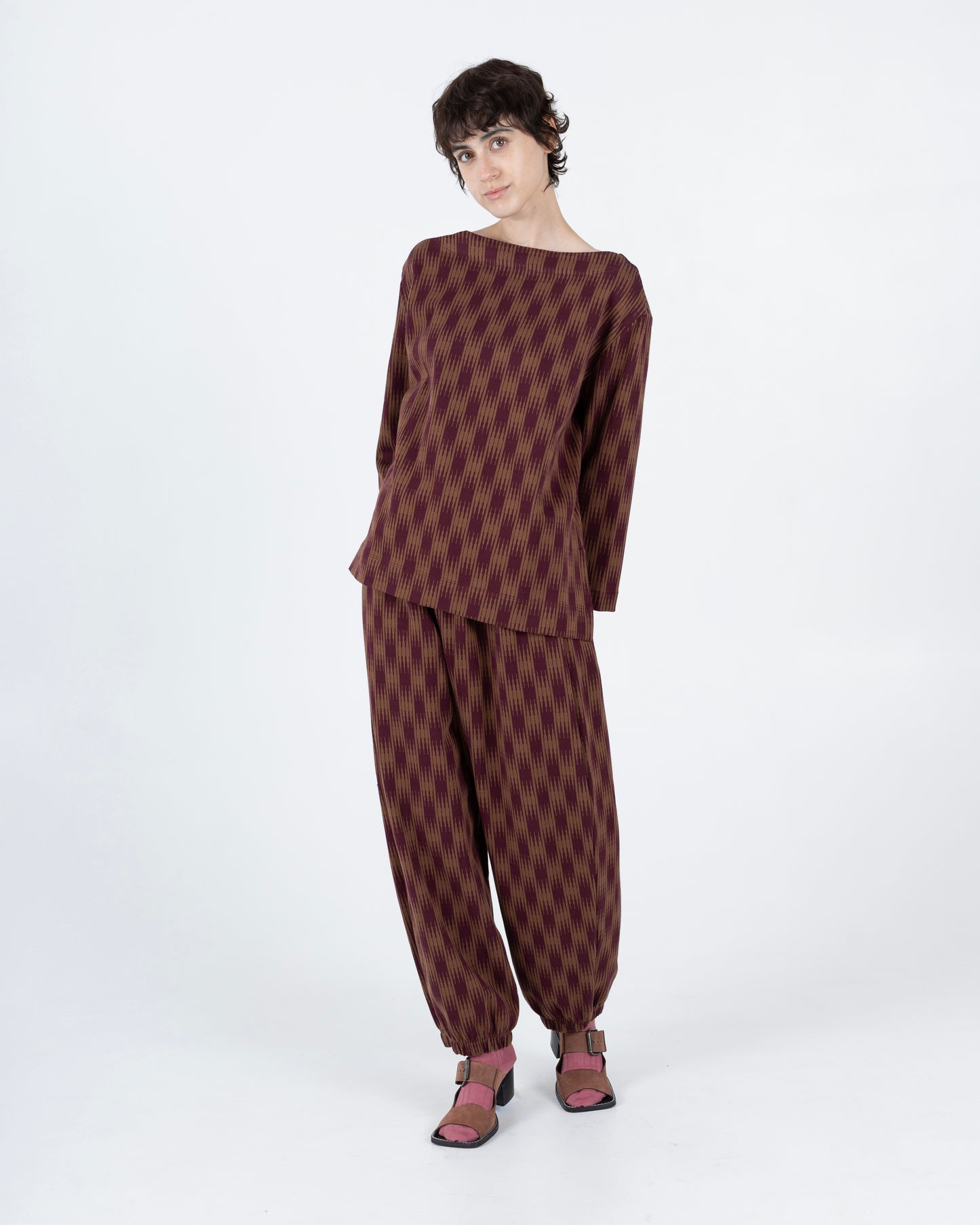 Bruno Pant, Ombre Checks Jersey