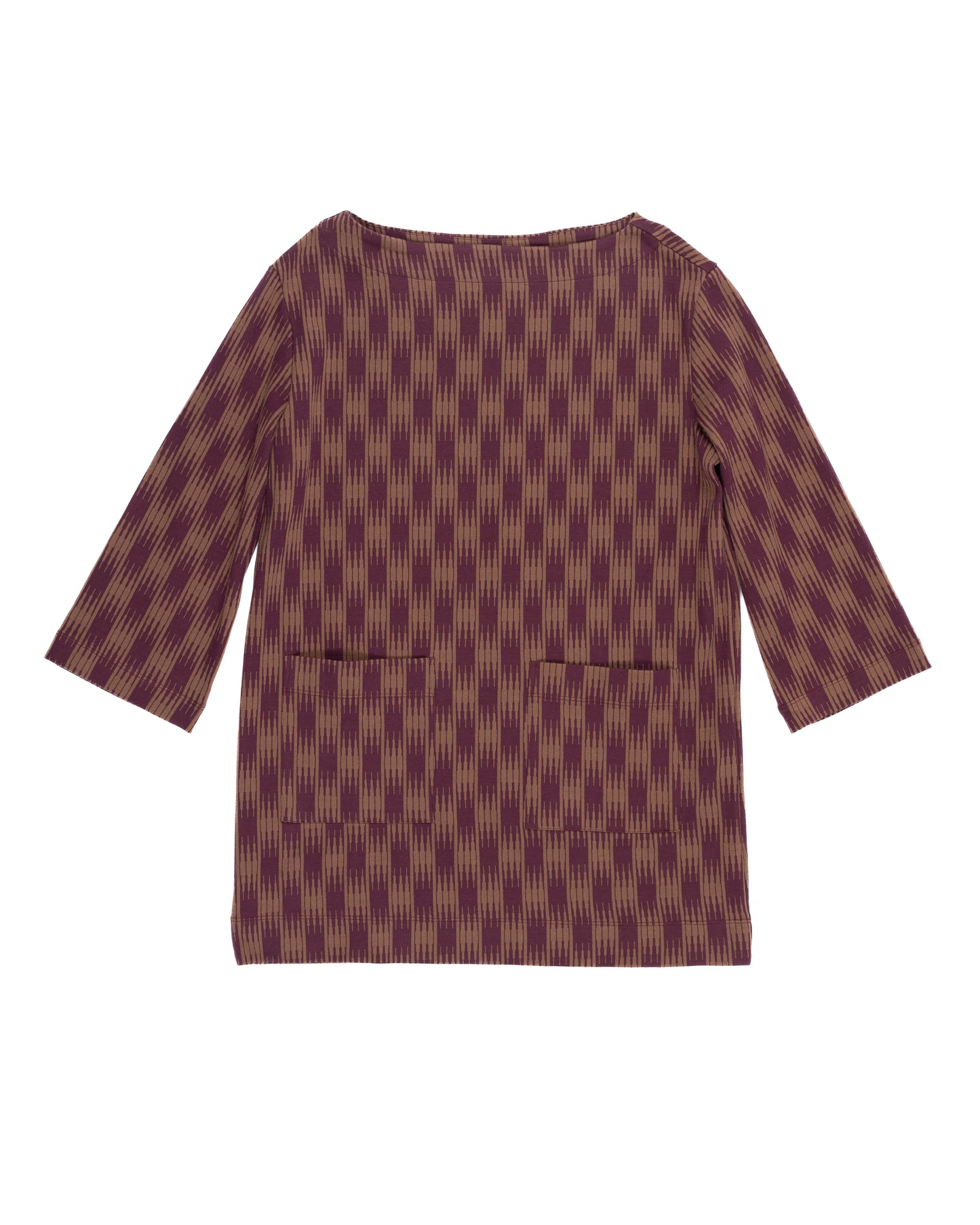 Bram Dress, Ombre Checks Interlock, SAMPLE