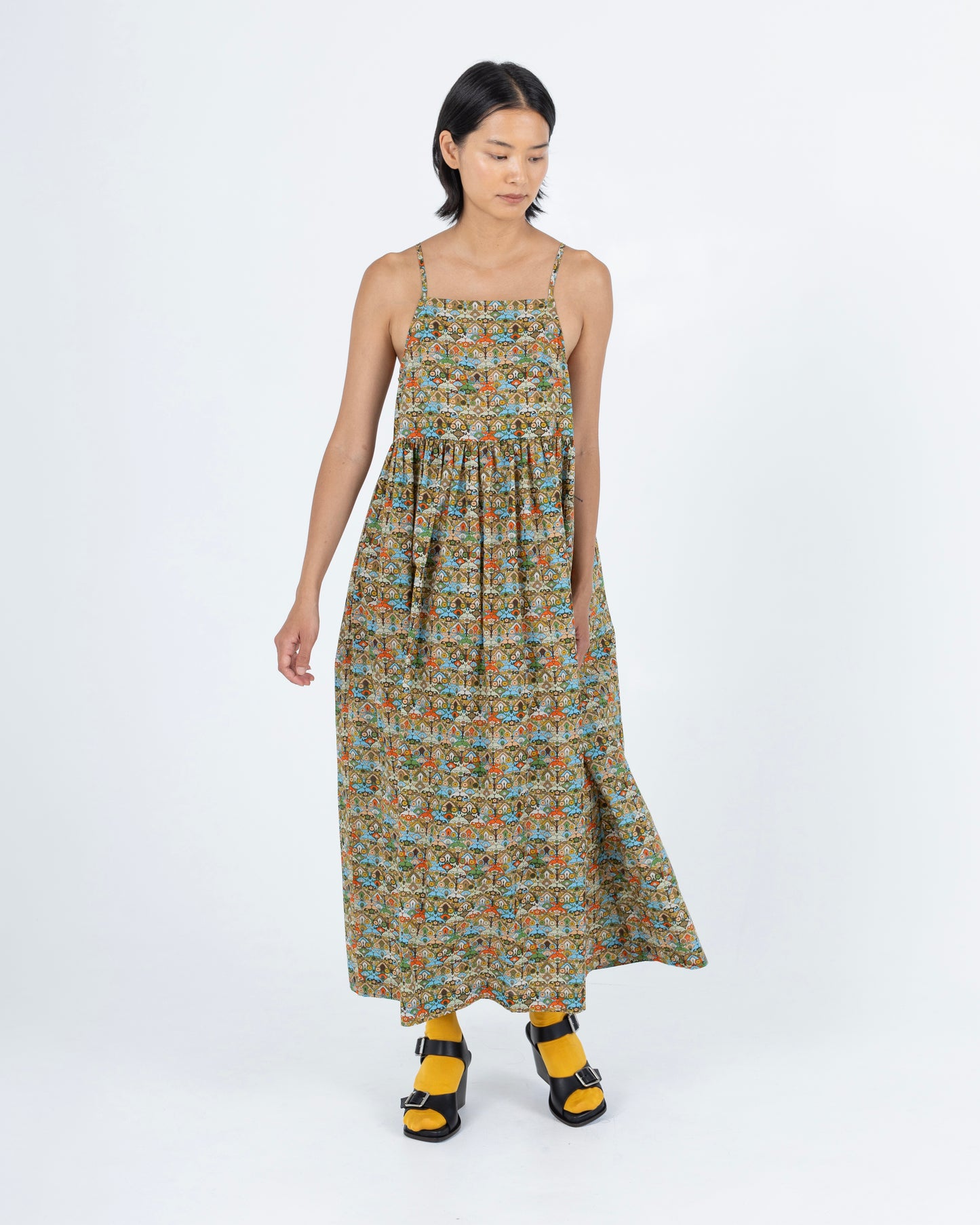 Clara Dress, Scroll Pop