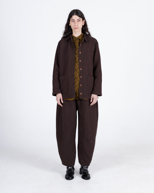 Quilted Melvin Shirt, Earth
