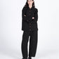 Quilted Melvin Shirt, Washed Black