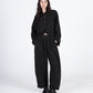 Quilted Abe Pant, Washed Black
