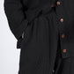 Quilted Abe Pant, Washed Black