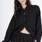 Quilted Abe Pant, Washed Black