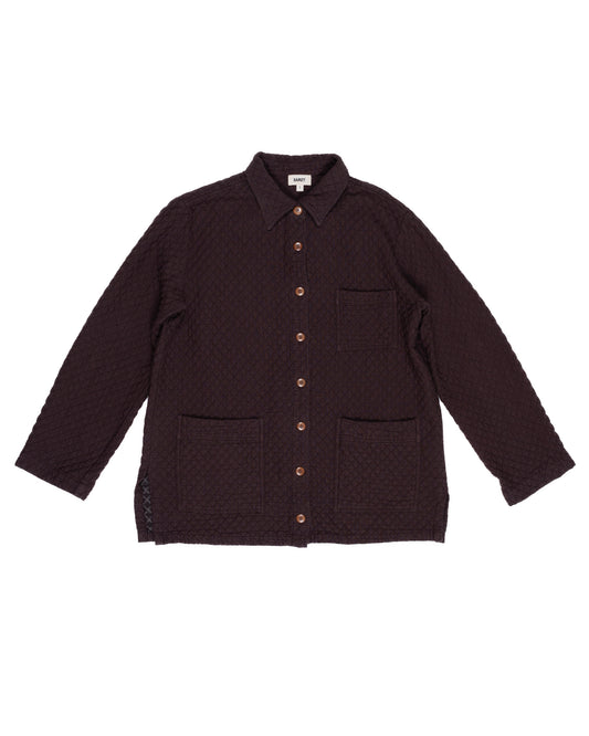 Quilted Melvin Shirt, Earth
