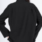 Quilted Melvin Shirt, Washed Black