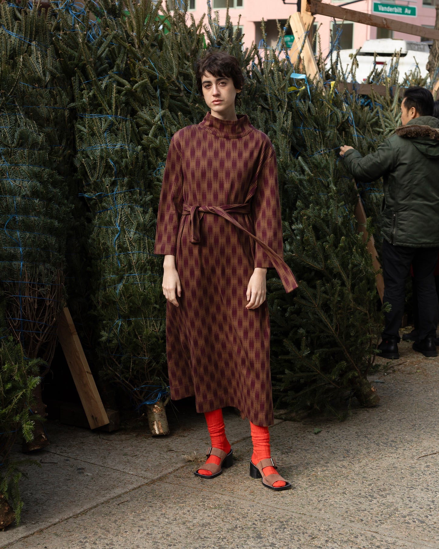 Soliel Dress, Ombre Checks Jersey