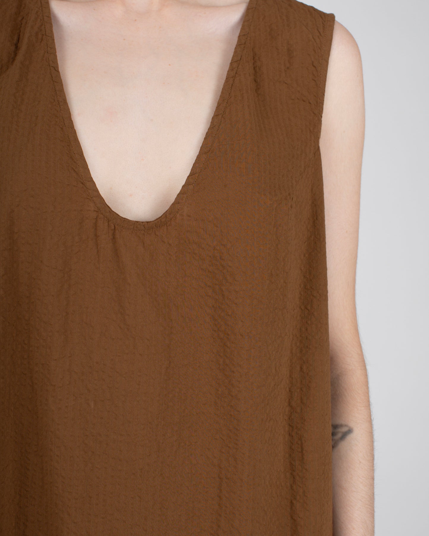 Pook Dress, Dachshund Seersucker