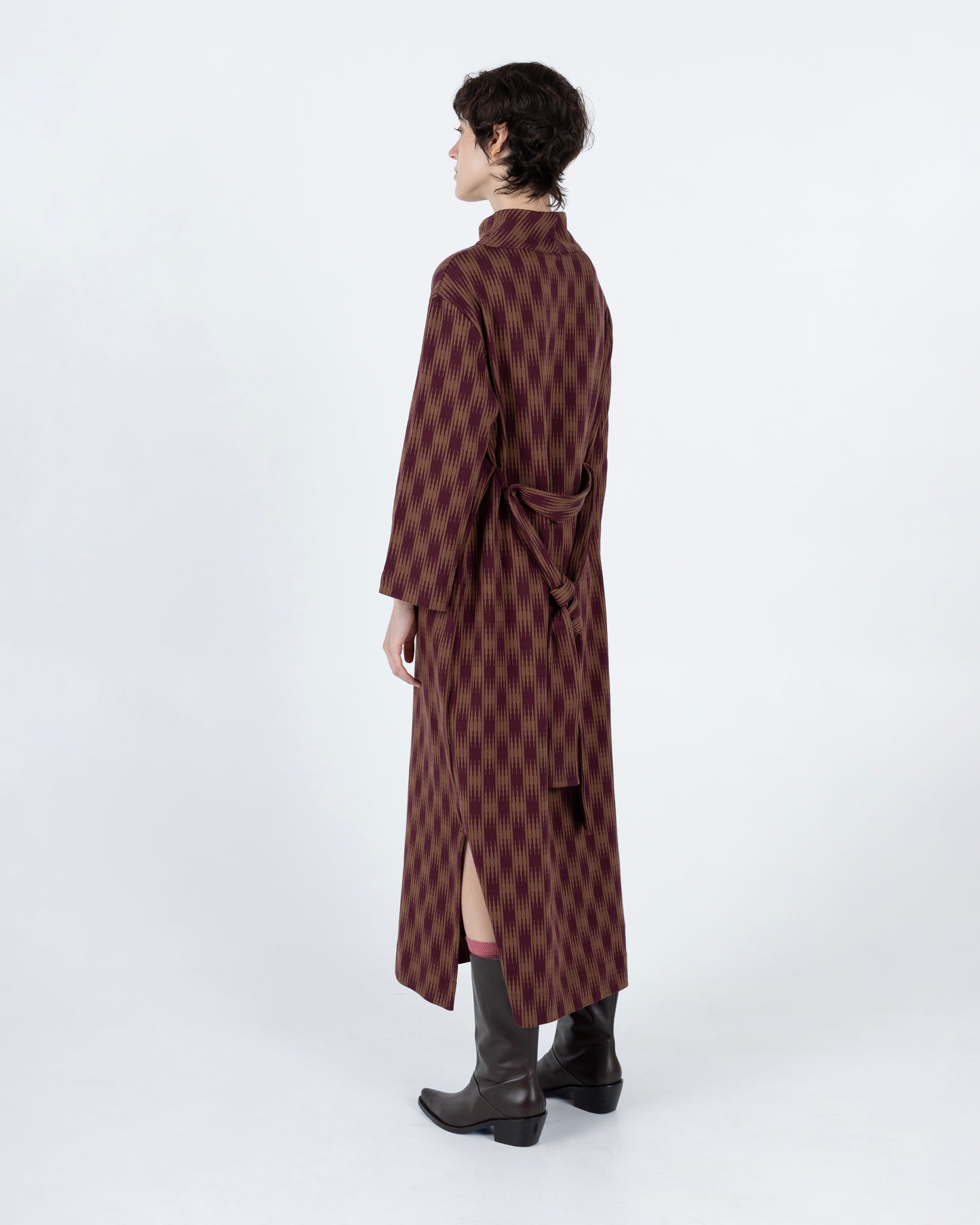 Soliel Dress, Ombre Checks Jersey