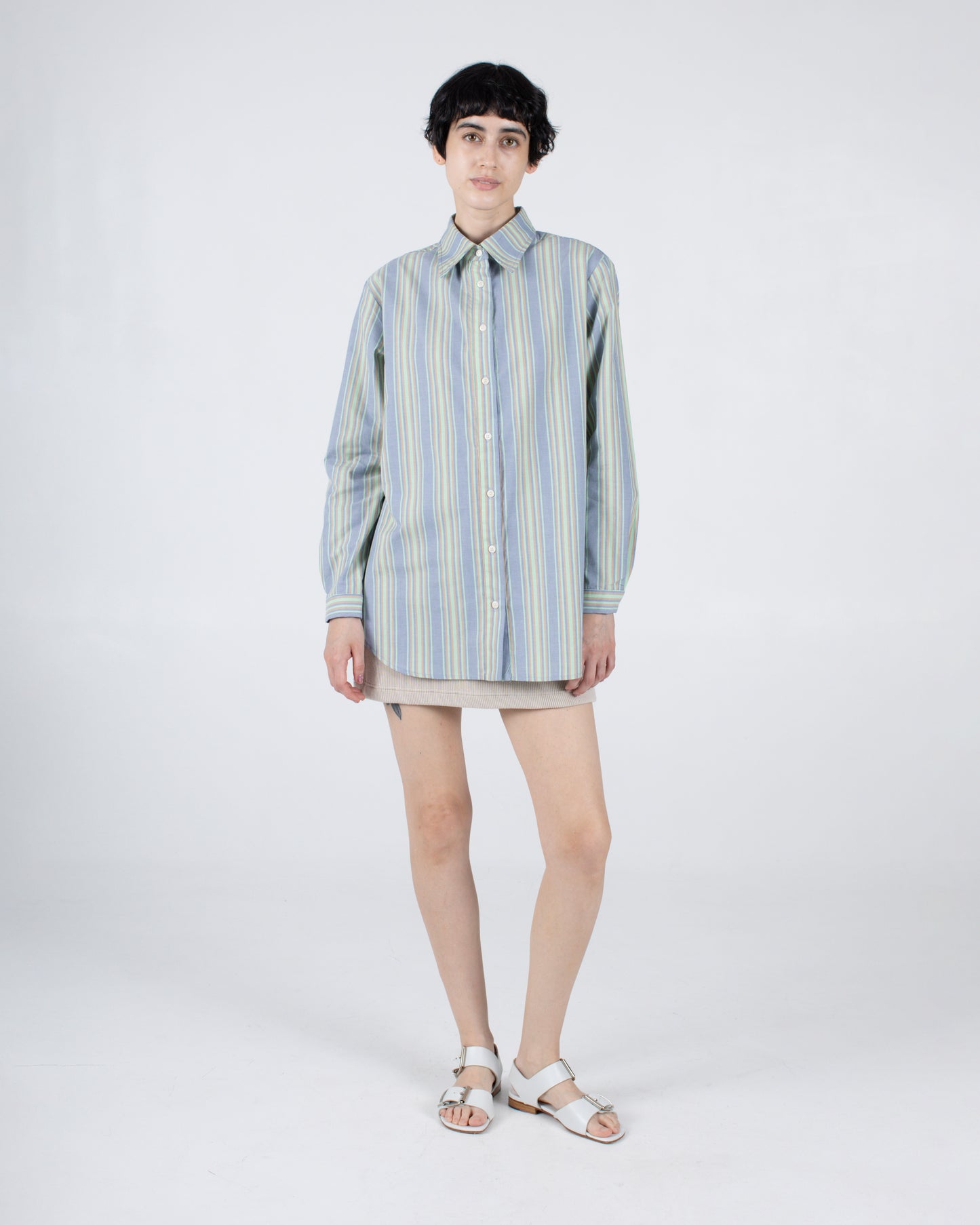 Swan Shirt, Crouton Stripe