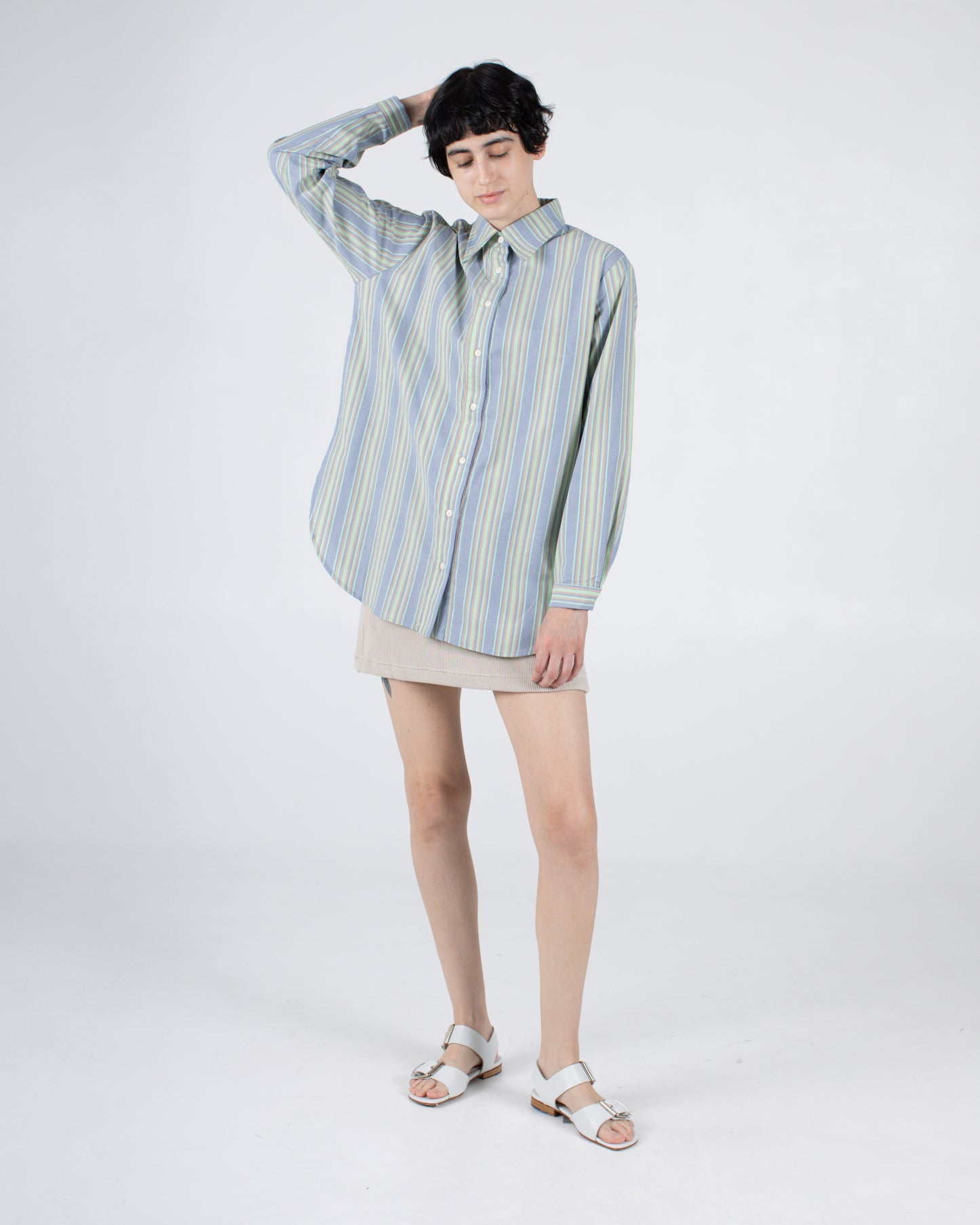 Swan Shirt, Crouton Stripe