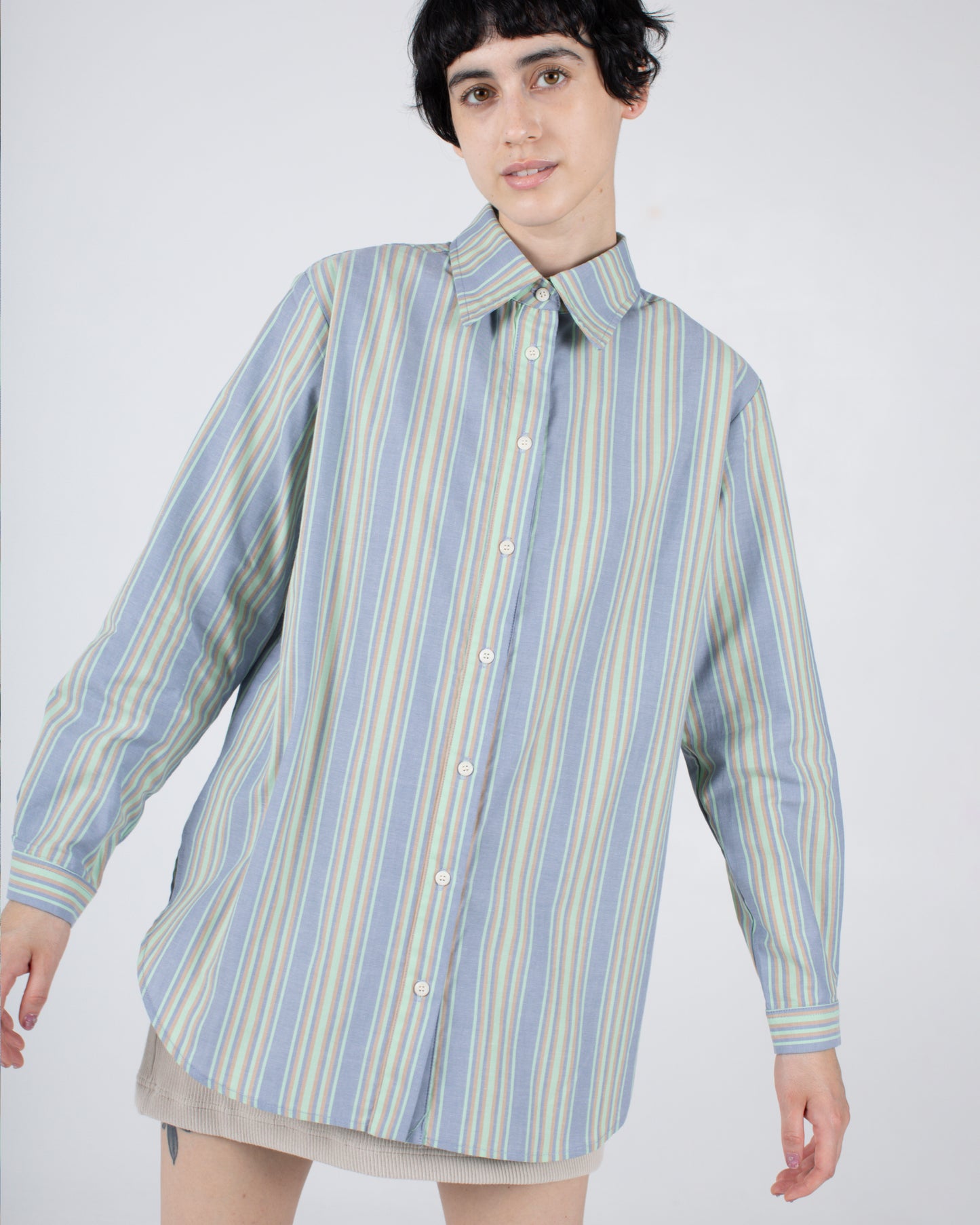 Swan Shirt, Crouton Stripe