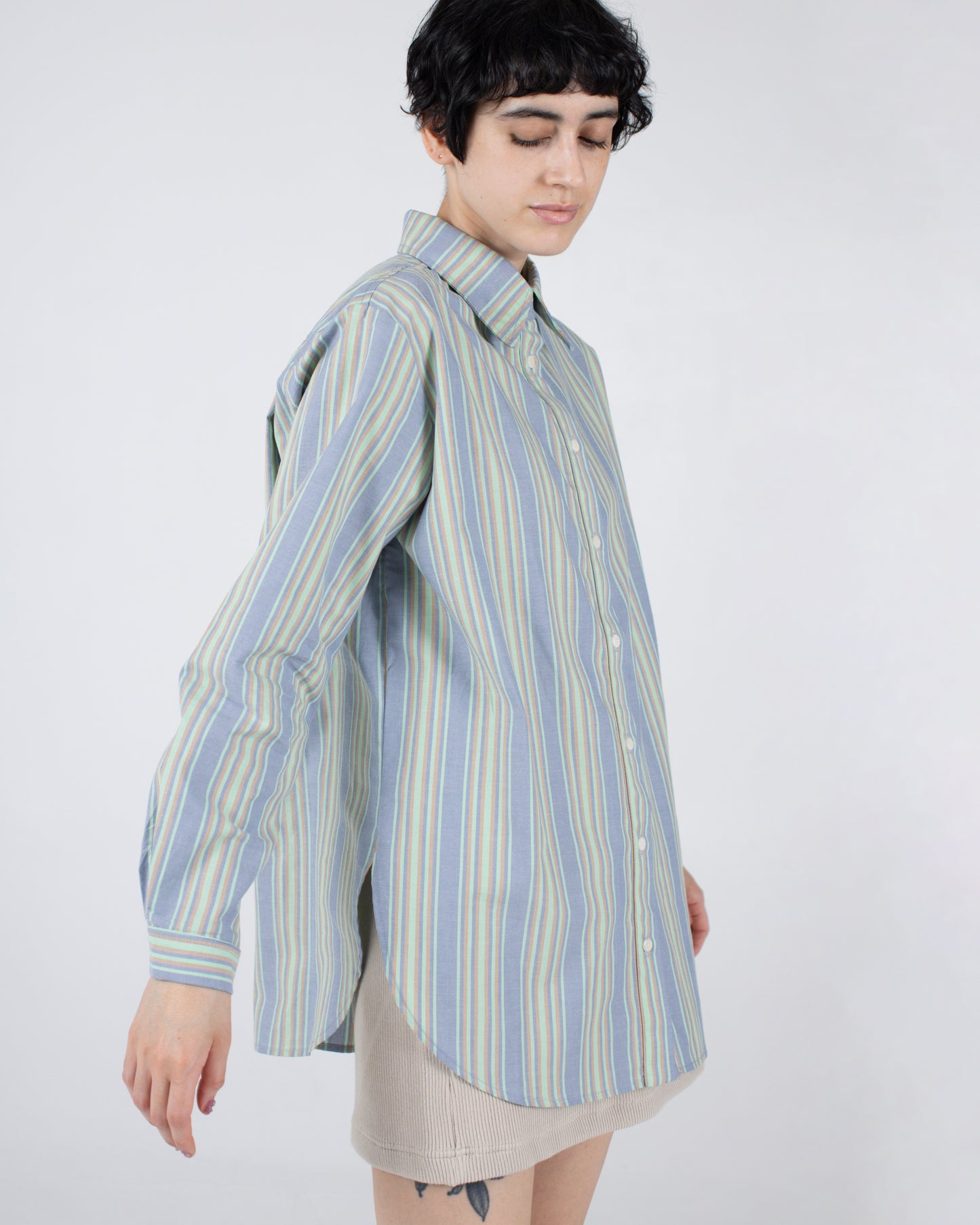 Swan Shirt, Crouton Stripe
