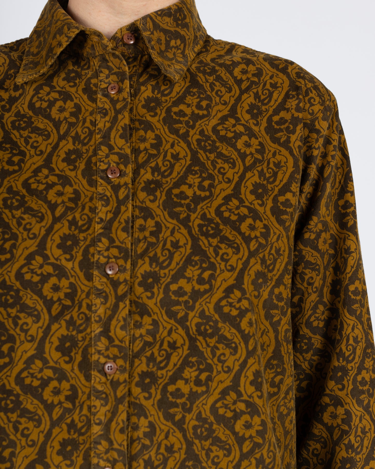 Swan Shirt, Paisley Cord