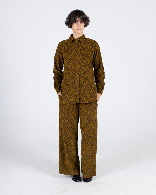 Swan Shirt, Paisley Cord