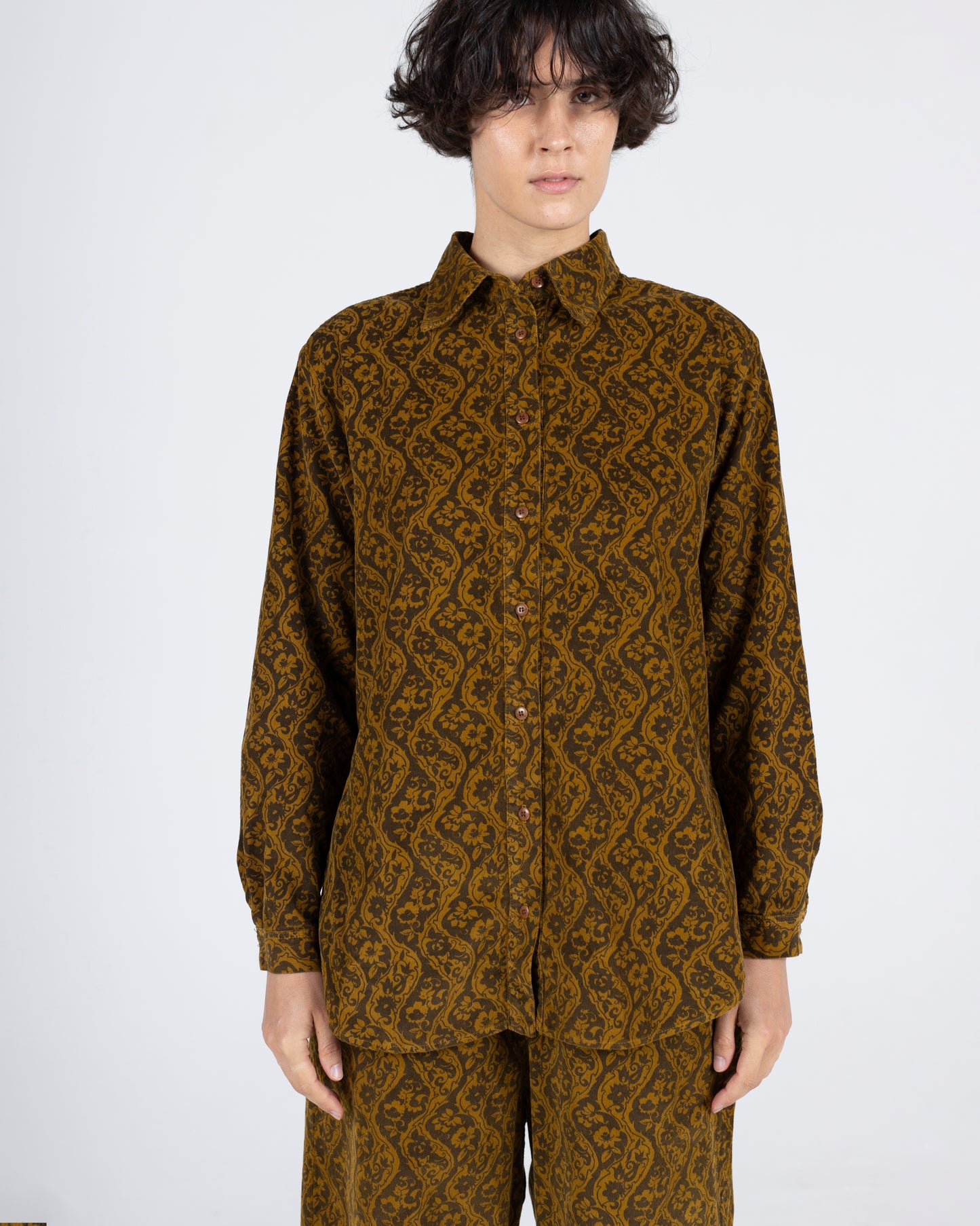 Swan Shirt, Paisley Cord