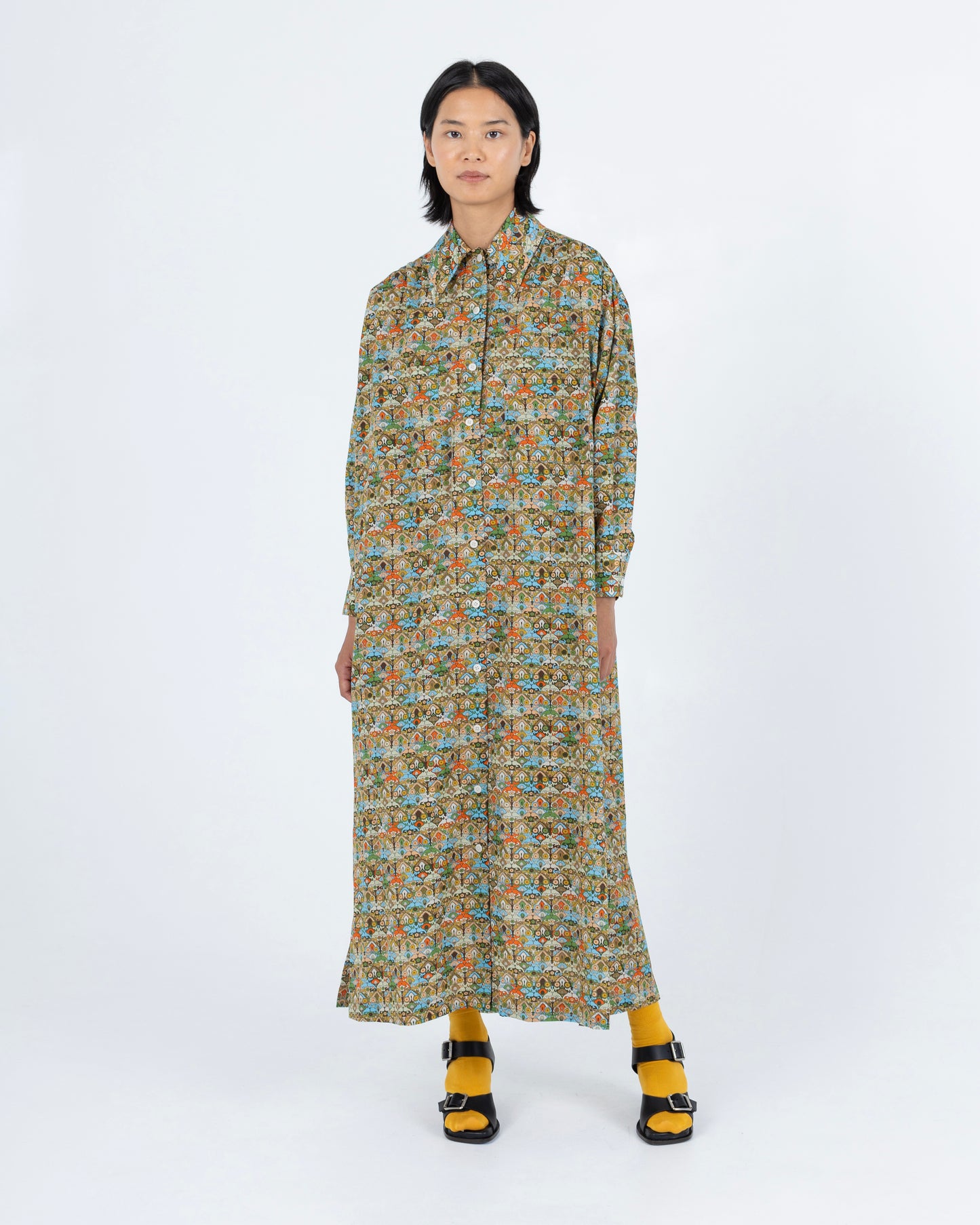 Talia Maxi Dress, Scroll Pop