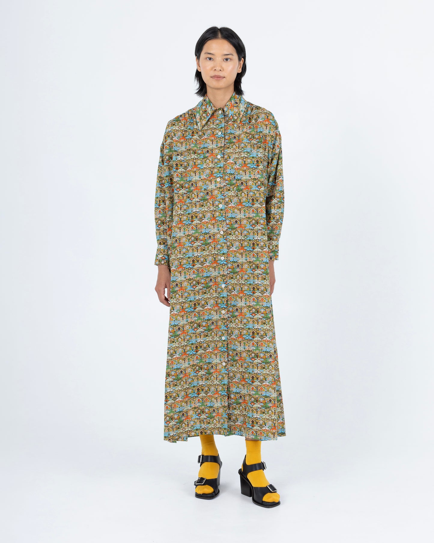 Talia Maxi Dress, Scroll Pop