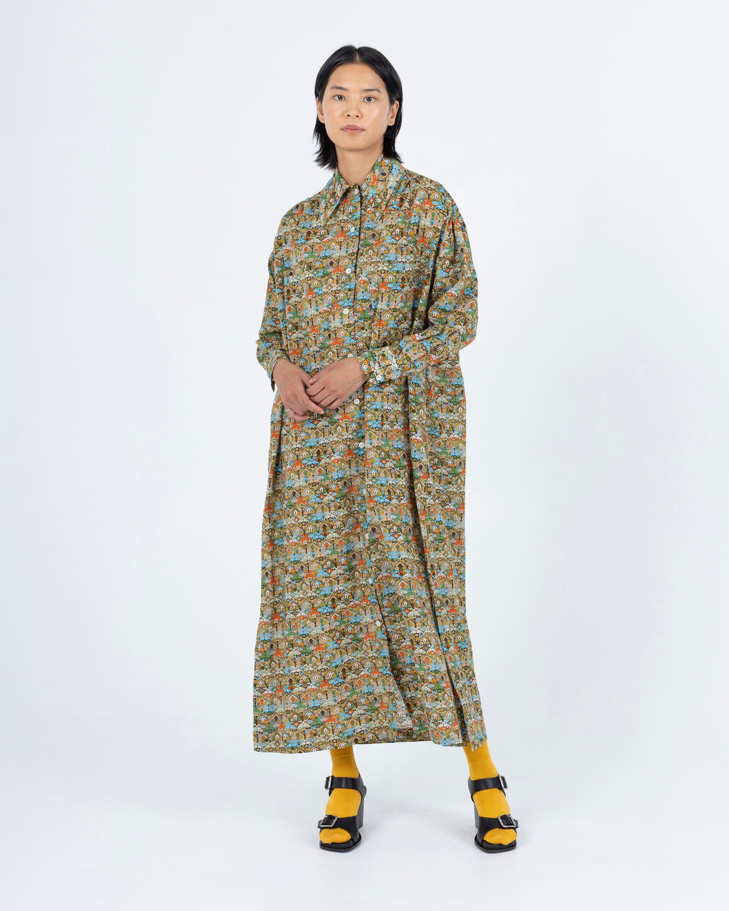Talia Maxi Dress, Scroll Pop