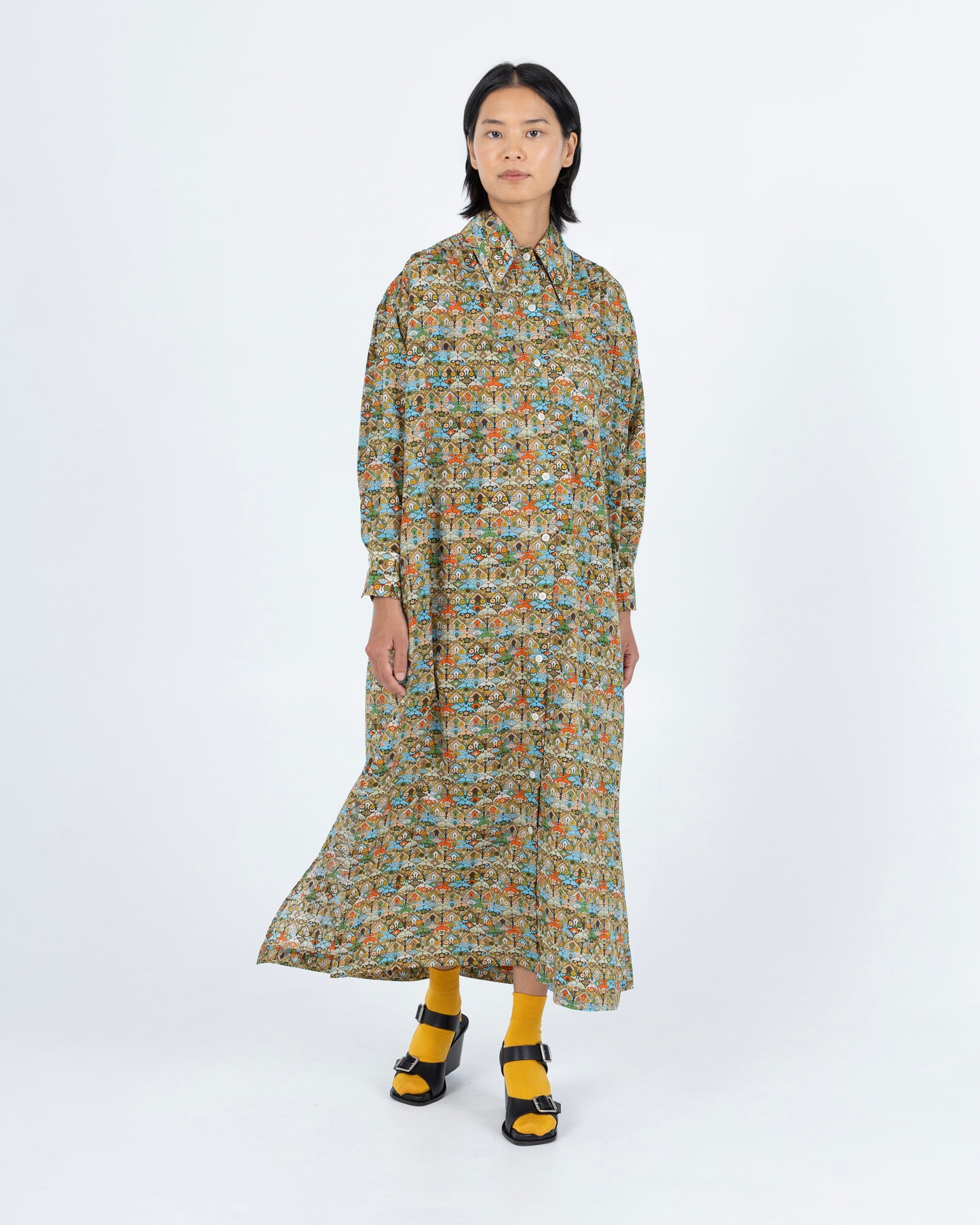 Talia Maxi Dress, Scroll Pop