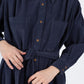 Talia Maxi Dress, Navy Cord