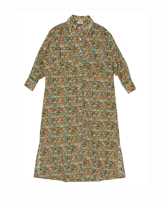 Talia Maxi Dress, Scroll Pop