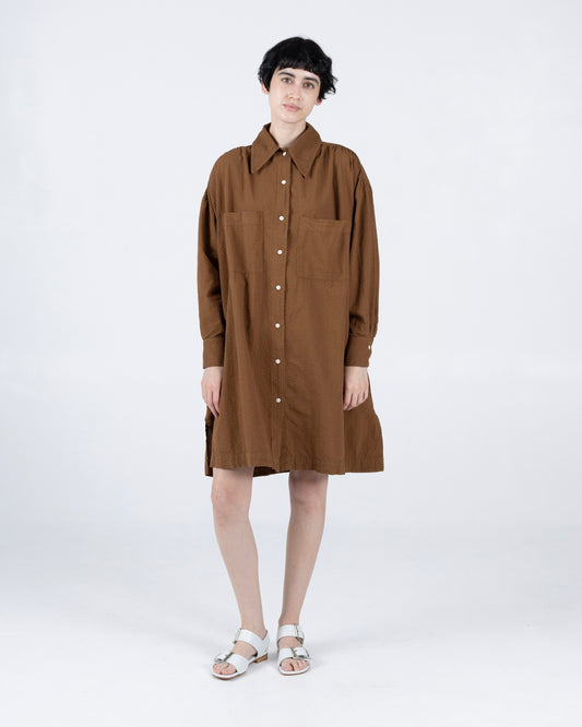 Talia Mini Dress, Dachshund Seersucker