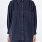 Talia Shirt, Navy Cord