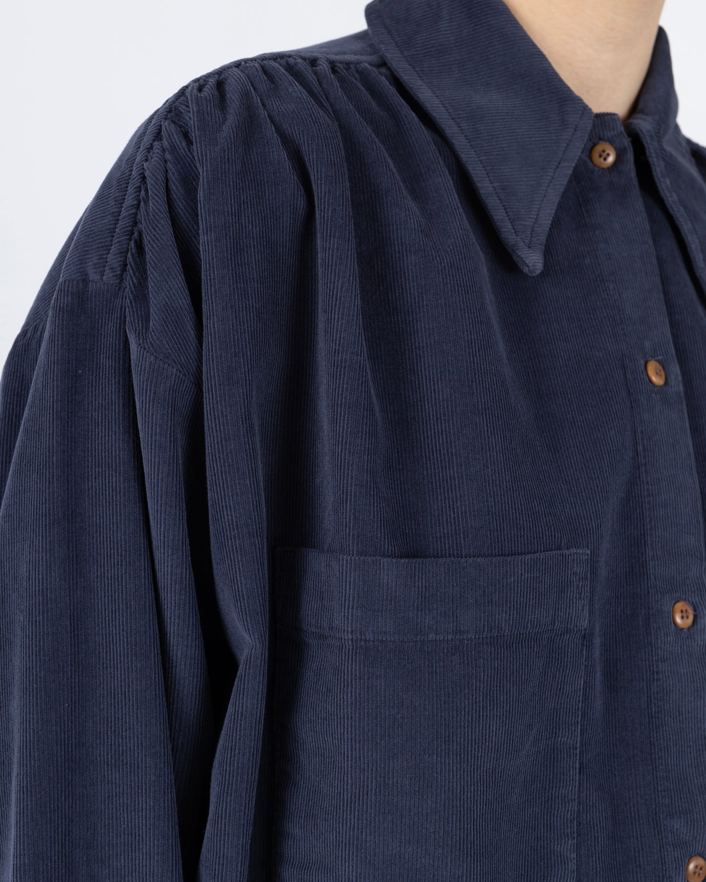 Talia Shirt, Navy Cord