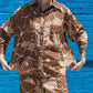 Talia Shirt, Brown Dot Flower Print
