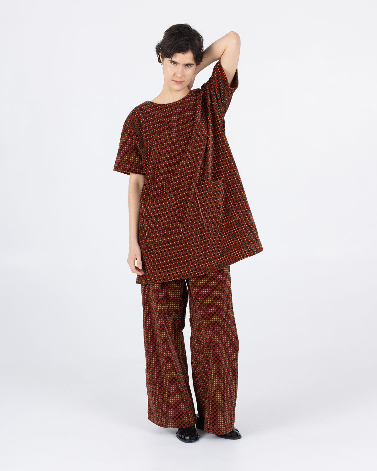 Ulla Dress, Foulard Velvet